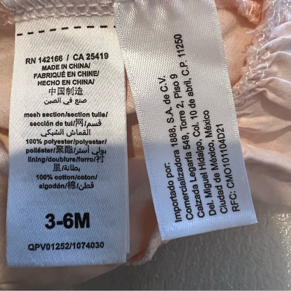 Peek Heart peach Tutu size 3/6 Months - Picture 4 of 5